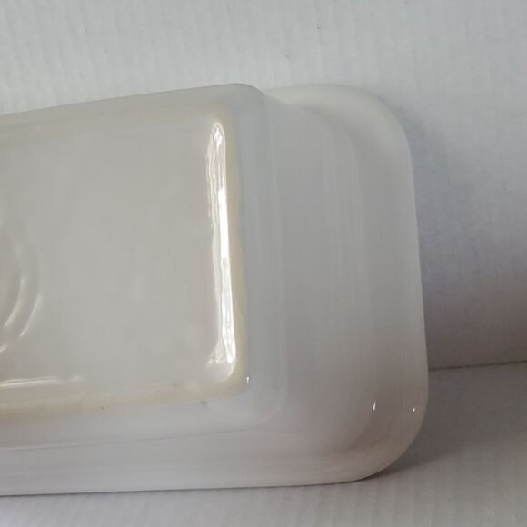 Fiestaware Fiesta CERAMIC Loaf Pan Baking Bakeware Cookware Bake Baker Dish Whit - Picture 8 of 11